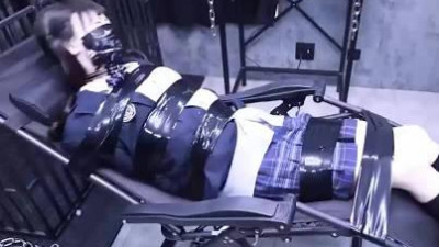 Original video of Caomei. Lemon beauty full body bondage suffocation training