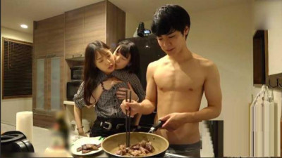 절친한 친구 사이 3P 사랑스런 자매가 함께 날다